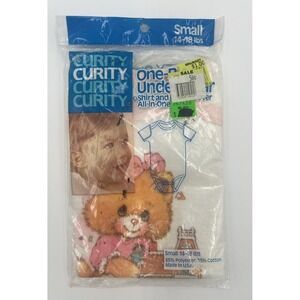 Vintage 80s CURITY Baby Size Small (14-18 Lbs) One-Piece Underwear Bodysuit‎